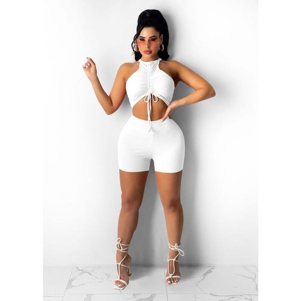 women's tracksuits summer ribbed womens loungewear set solid cropped shirring tank shorts matching sets for women white pink black shor, Gray
women's tracksuits summer ribbed womens loungewear set solid cropped shirring tank shorts matching sets for women white pink black shor, Gray