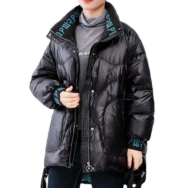 women's down & parkas korean fashion style ladies vintage coats womens punk warm winter duck jackets padded printed, Black
women's down & parkas korean fashion style ladies vintage coats womens punk warm winter duck jackets padded printed, Black