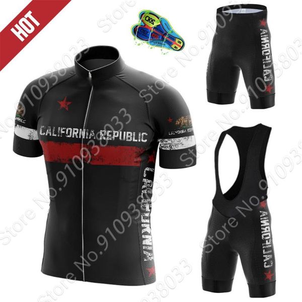 racing sets california republic cycling jersey set men clothing summer bicycle shorts bike suit mtb wear maillot culotte, Black;blue
racing sets california republic cycling jersey set men clothing summer bicycle shorts bike suit mtb wear maillot culotte, Black;blue