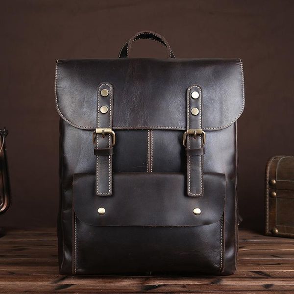 backpack genuine leather man's bag vintage crazy horse multi-functional fashion cow
backpack genuine leather man's bag vintage crazy horse multi-functional fashion cow