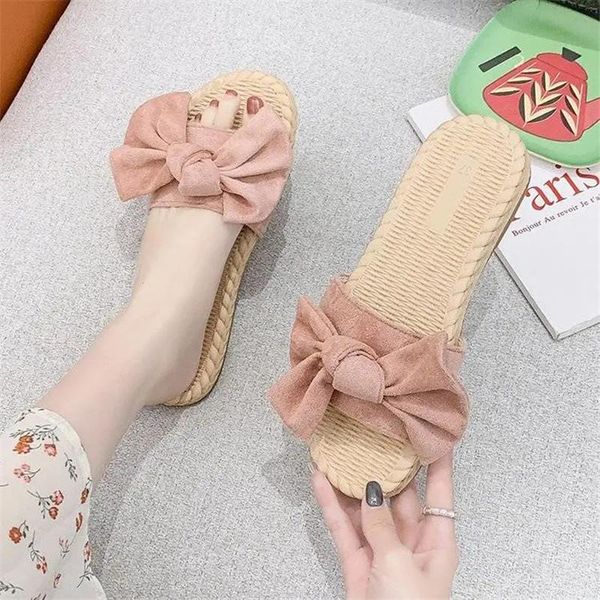 slippers retro suede bowknot women summer home non-slip flat slides outdoor beach woven 2021 fashion candy color shoes, Black
slippers retro suede bowknot women summer home non-slip flat slides outdoor beach woven 2021 fashion candy color shoes, Black