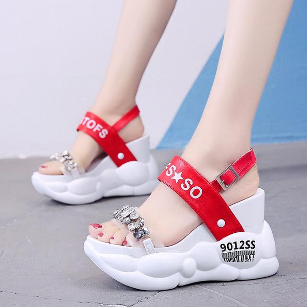 women platform sandals fashion chunky shoes woman luxury designers brand 10cm super high wedge sandal beach crystal casual, Black
women platform sandals fashion chunky shoes woman luxury designers brand 10cm super high wedge sandal beach crystal casual, Black