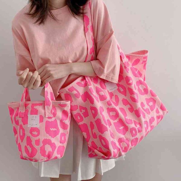 shopping bags hylhexyr pink leopard shoulder bag women s large capacity casual ladies cute canvas bucket handbag new 220307
shopping bags hylhexyr pink leopard shoulder bag women s large capacity casual ladies cute canvas bucket handbag new 220307