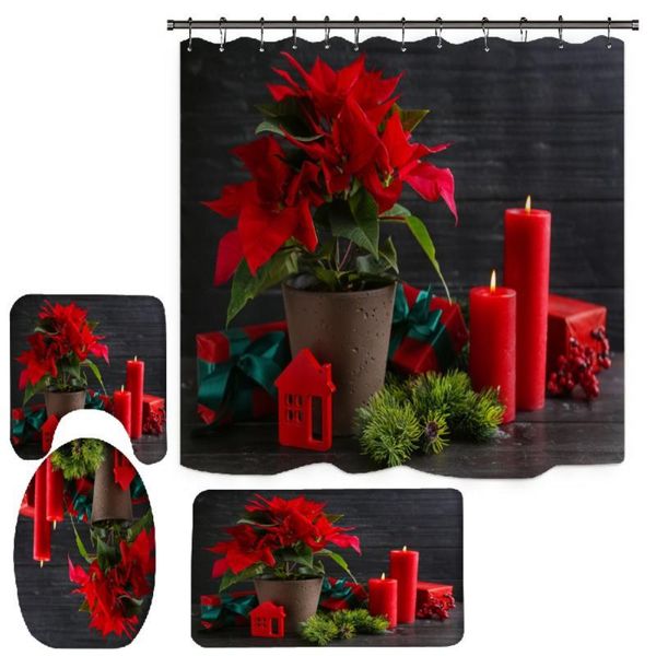 bath mats zl christmas personalized printing shower curtain bathroom red flower candle floor base mat toilet combination set decor
bath mats zl christmas personalized printing shower curtain bathroom red flower candle floor base mat toilet combination set decor