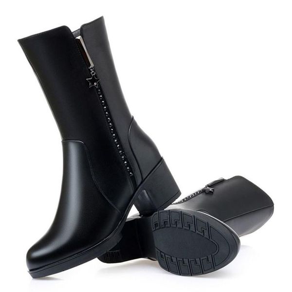boots women waterproof snow winter warm plush mid-calf for woman 2021 female zip breathable casual shoes plus size, Black
boots women waterproof snow winter warm plush mid-calf for woman 2021 female zip breathable casual shoes plus size, Black