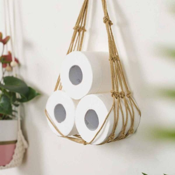 hanging cotton rope holder for toilet paper magazine books home el storage pocket rack bathroom decor boxes & bins
hanging cotton rope holder for toilet paper magazine books home el storage pocket rack bathroom decor boxes & bins