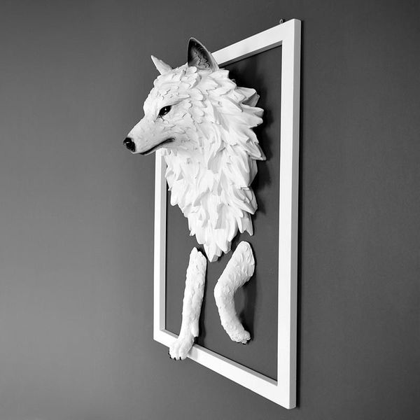 hht 3d stereo simulation wolf head wall hanging decor sculpture ornaments bar background living room resin home wall decorations
hht 3d stereo simulation wolf head wall hanging decor sculpture ornaments bar background living room resin home wall decorations