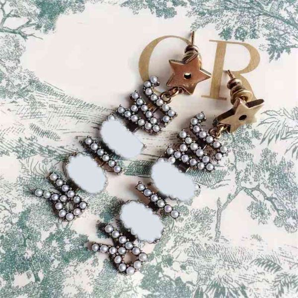 70% off outlet online family high version star letter silver needle anti allergy earrings female tassel long pearl earrings, Golden
70% off outlet online family high version star letter silver needle anti allergy earrings female tassel long pearl earrings, Golden