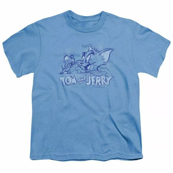 Tom and Jerry Sketchy Kids Youth T Shirt Licensed Cartoons Tee Carolina Blue, White;black
Tom and Jerry Sketchy Kids Youth T Shirt Licensed Cartoons Tee Carolina Blue, White;black
