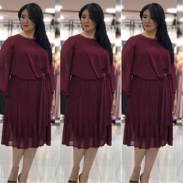 casual dresses women summer chiffon bowknot long elegant lady rilling short sleeves o-neck pleated skirt es african clothes f, Black;gray
casual dresses women summer chiffon bowknot long elegant lady rilling short sleeves o-neck pleated skirt es african clothes f, Black;gray