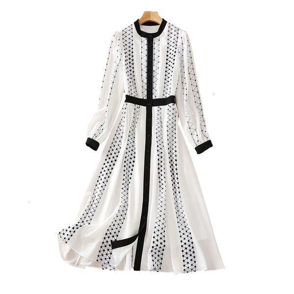 party dresses spring french temperament high waist quality stitching big dress 0ams, White;black
party dresses spring french temperament high waist quality stitching big dress 0ams, White;black
