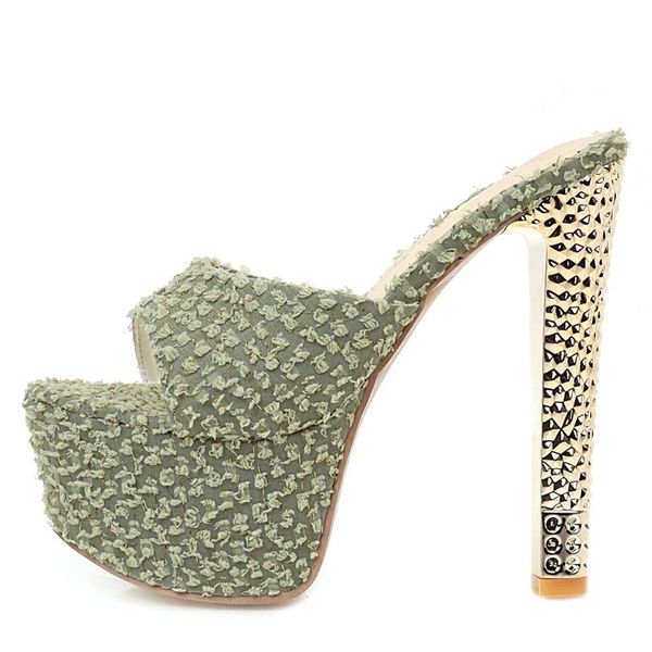 slippers ultra high heels women luxury stiletto heel platform slides fashion flock summer mules shoe woman large size rr2w, Black
slippers ultra high heels women luxury stiletto heel platform slides fashion flock summer mules shoe woman large size rr2w, Black