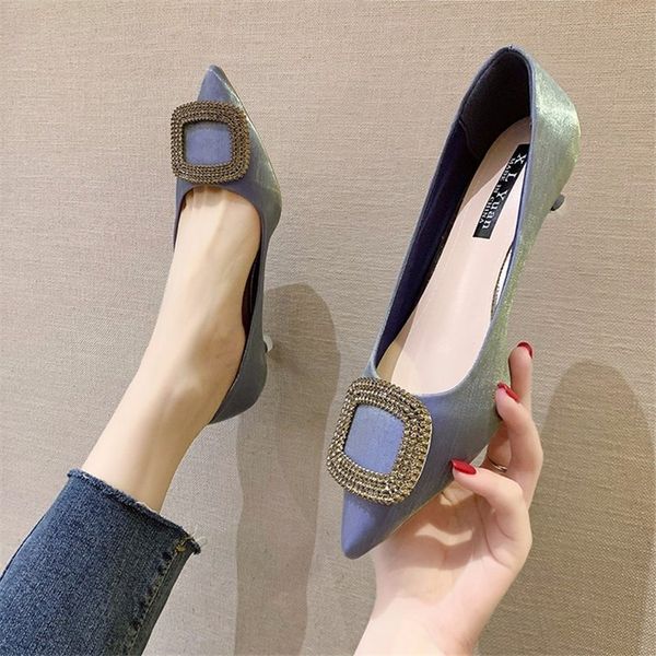 2021 womens shoes spring and autumn soft-soled scoop wild retro square buckle rhinestone pointed shallow mouth work shoes1, Black
2021 womens shoes spring and autumn soft-soled scoop wild retro square buckle rhinestone pointed shallow mouth work shoes1, Black