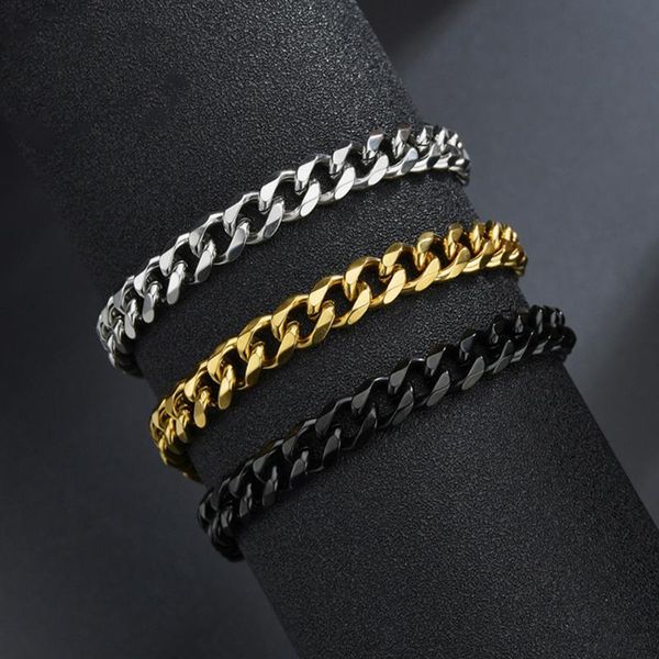 link, chain sifisrri punk men 3/5/7mm stainless steel curb cuban link bracelets black gold solid chains wrist jewelry gift
link, chain sifisrri punk men 3/5/7mm stainless steel curb cuban link bracelets black gold solid chains wrist jewelry gift
