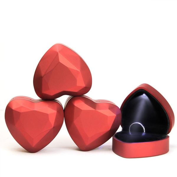 gift wrap wedding velvet heart shape ring box marriage holder jewelry storage necklace display led light for proposal
gift wrap wedding velvet heart shape ring box marriage holder jewelry storage necklace display led light for proposal