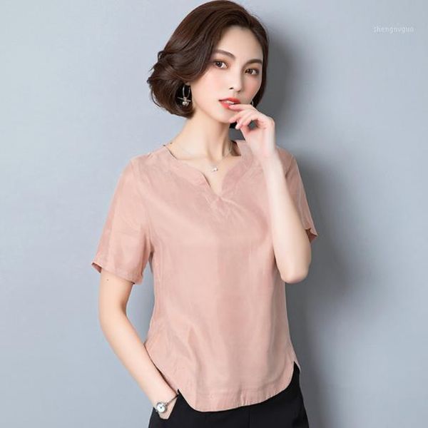 women's blouses & shirts blouse blusas loose big size woman clothes satin silk womens and v-neck summer ladies aq803, White
women's blouses & shirts blouse blusas loose big size woman clothes satin silk womens and v-neck summer ladies aq803, White