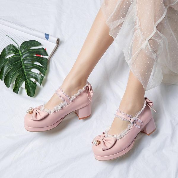 girls sweet lolita bow lace bride wedding shoes women's high heels waterproof platform princess pink size 33-46 dress, Black
girls sweet lolita bow lace bride wedding shoes women's high heels waterproof platform princess pink size 33-46 dress, Black