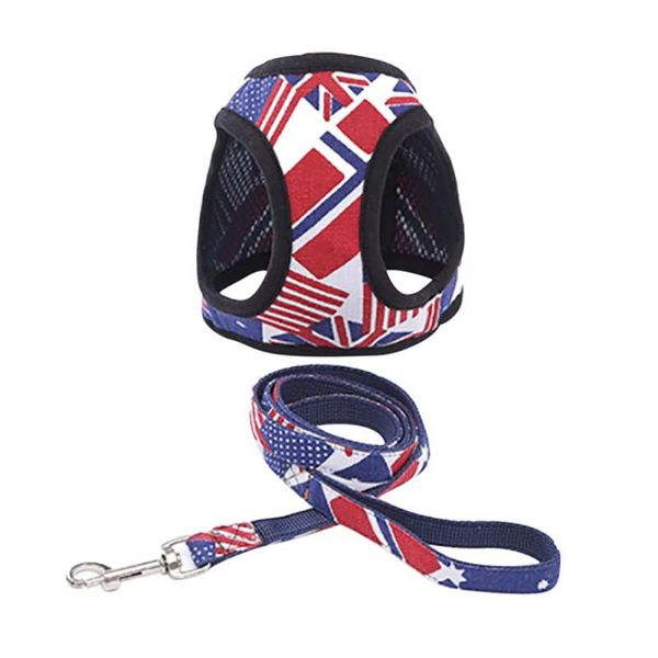 dog collars & leashes breathable pet vest harnesses camouflage flag anchor protected chest harness strap leash leads rope
dog collars & leashes breathable pet vest harnesses camouflage flag anchor protected chest harness strap leash leads rope