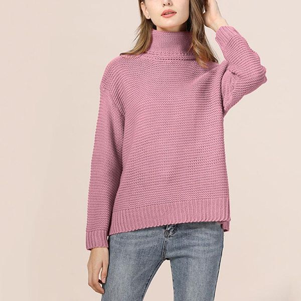 women's sweaters 2021 autumn and winter solid color large size ol commuter high collar sweater, White;black
women's sweaters 2021 autumn and winter solid color large size ol commuter high collar sweater, White;black