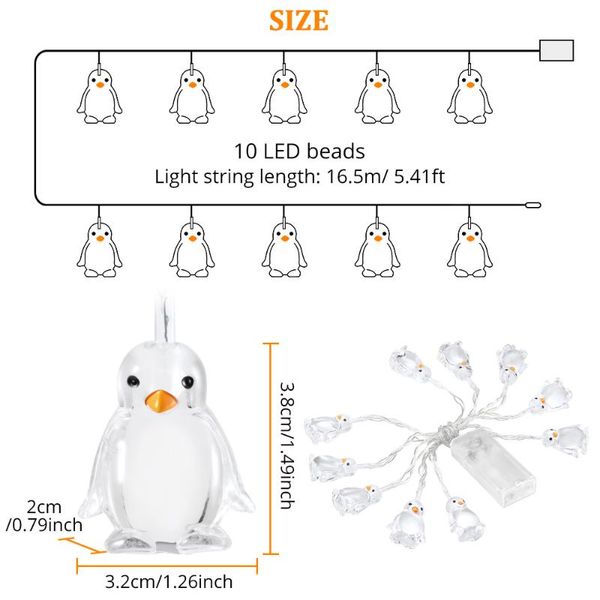 strings lemon 1.65m atmosphere decoration holiday lighting led penguin string light animal shape lights10-led
strings lemon 1.65m atmosphere decoration holiday lighting led penguin string light animal shape lights10-led