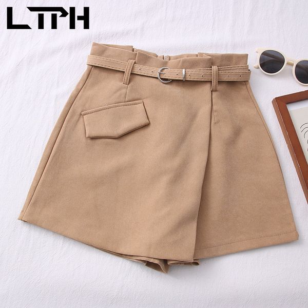 korean irregular women shorts fashion casual all-match high waist with belt solid color short pants spring summer 210427, White;black
korean irregular women shorts fashion casual all-match high waist with belt solid color short pants spring summer 210427, White;black