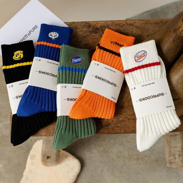 men's socks 1 pair embroidery in tube cotton sports high-stockings trendy fashion keep warm, Black
men's socks 1 pair embroidery in tube cotton sports high-stockings trendy fashion keep warm, Black