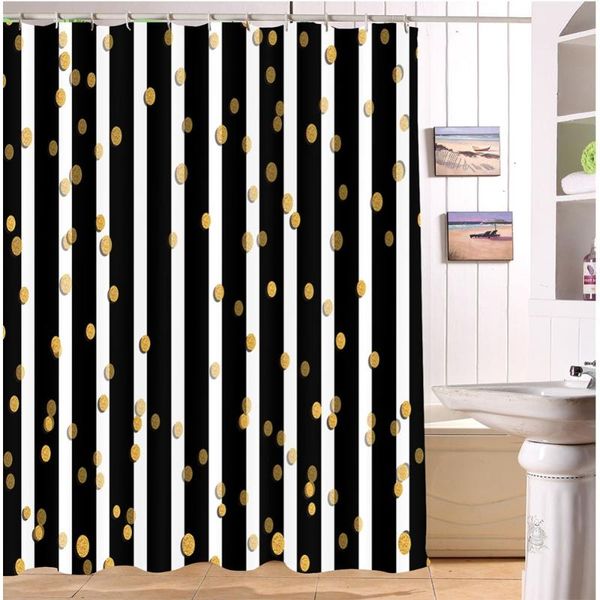 shower curtains lb 180*180 waterproof black and white stripes gold circles style curtain bathroom fabric for bathtub home decor
shower curtains lb 180*180 waterproof black and white stripes gold circles style curtain bathroom fabric for bathtub home decor