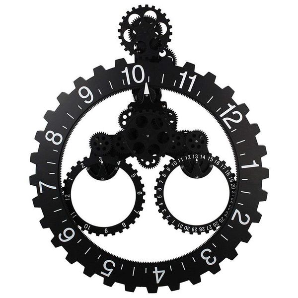 wall clocks large mechanical style gear quartz movement clock decorative modern steampunk big month/date/hour wheel
wall clocks large mechanical style gear quartz movement clock decorative modern steampunk big month/date/hour wheel