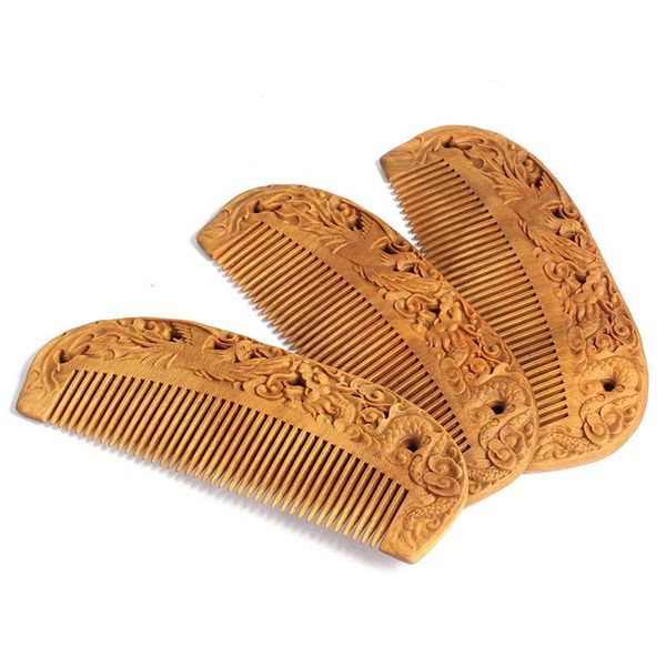 hair brushes natural sandalwood wood comb anti-static exquisite double sided carved wooden care tools beauty accessorie, Silver
hair brushes natural sandalwood wood comb anti-static exquisite double sided carved wooden care tools beauty accessorie, Silver