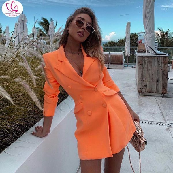 women's suits & blazers 2021 long sleeve slim blazer dress autumn winter women fashion pure orange streetwear outfits windbreak, White;black
women's suits & blazers 2021 long sleeve slim blazer dress autumn winter women fashion pure orange streetwear outfits windbreak, White;black