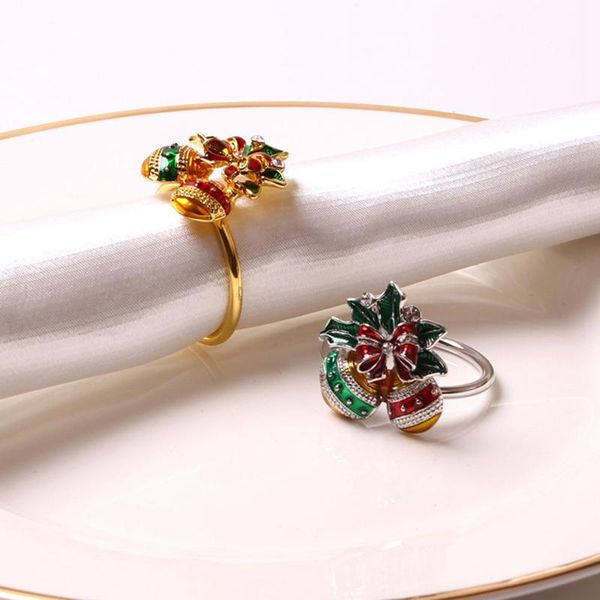 napkin rings christmas bell ring painting oil gift buckle
napkin rings christmas bell ring painting oil gift buckle