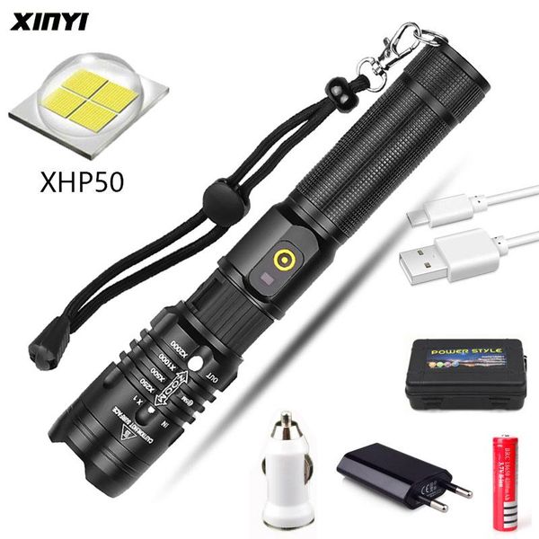 powerful led xhp50 usb charging zoom torch lanter 1*18650 battery for camping cycling lamp flashlights torches
powerful led xhp50 usb charging zoom torch lanter 1*18650 battery for camping cycling lamp flashlights torches