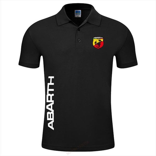 brand shirt cotton fashion solid mens polo color abarth summer short sleeve casual business polos shirts, White;black
brand shirt cotton fashion solid mens polo color abarth summer short sleeve casual business polos shirts, White;black