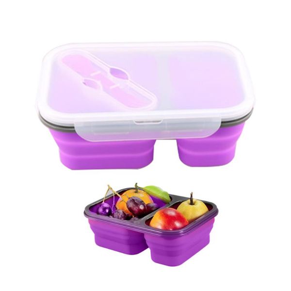 dinnerware sets collapsible silicone lunch box portable microwave oven bento folding picnic storage container lunchbox 600ml + 400ml
dinnerware sets collapsible silicone lunch box portable microwave oven bento folding picnic storage container lunchbox 600ml + 400ml