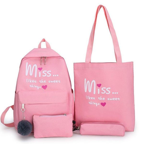 backpack weysfor 4 pcs/set high school bags for teenage girls 2021 canvas travel women bookbags teen student schoolbag
backpack weysfor 4 pcs/set high school bags for teenage girls 2021 canvas travel women bookbags teen student schoolbag