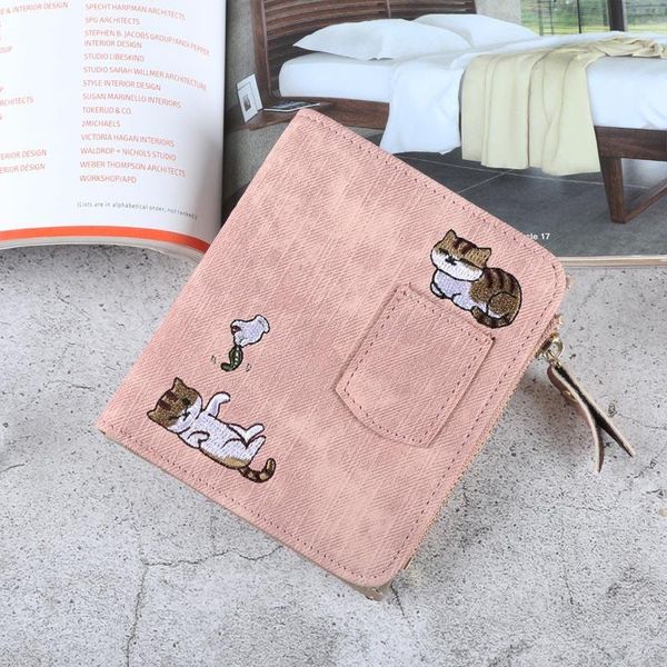 wallets 2021 luxury embroidery cat wallet women purse coin pocket kawaii leather money bag card holder girls clutch, Red;black
wallets 2021 luxury embroidery cat wallet women purse coin pocket kawaii leather money bag card holder girls clutch, Red;black
