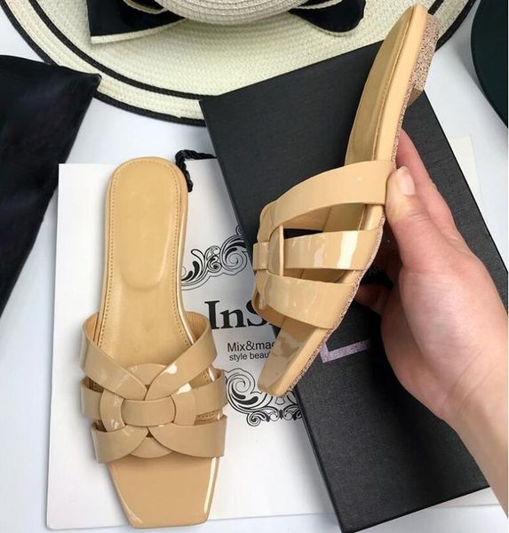 patent leather slippers flats slides summer beach ladies sandals zandalias de mujer moda 2021 fashion desginer brand, Black
patent leather slippers flats slides summer beach ladies sandals zandalias de mujer moda 2021 fashion desginer brand, Black