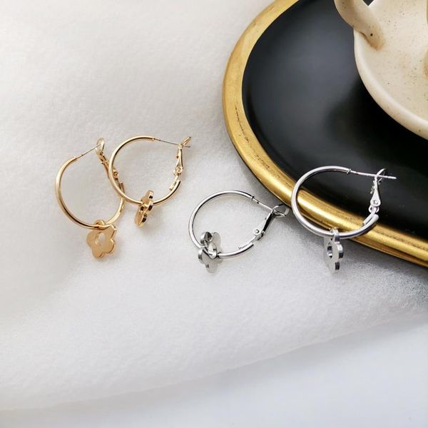 hoop & huggie simple flower fashion dangle earrings temperament round women personality metal ear accessories 492, Golden;silver
hoop & huggie simple flower fashion dangle earrings temperament round women personality metal ear accessories 492, Golden;silver