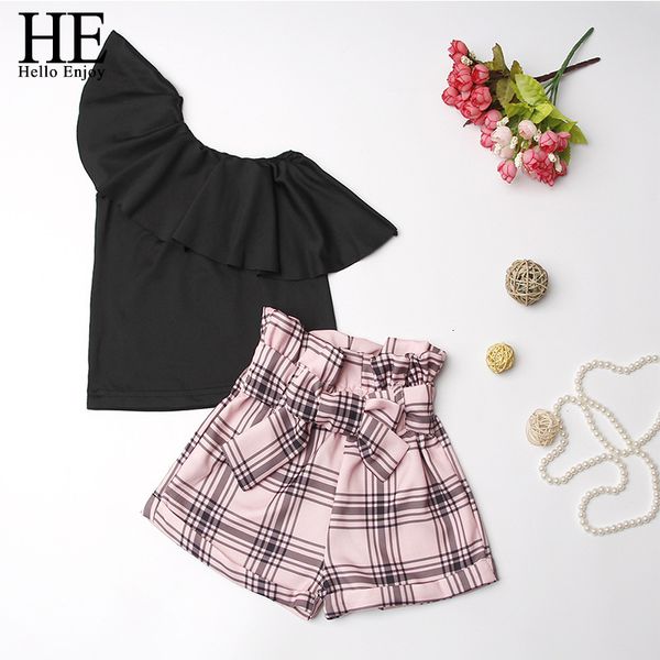 jumpsuits summer fashion girls' clothing sets solid color +printed plaid pants 2pcs suit kid clothes children 1wq6, Blue
jumpsuits summer fashion girls' clothing sets solid color +printed plaid pants 2pcs suit kid clothes children 1wq6, Blue