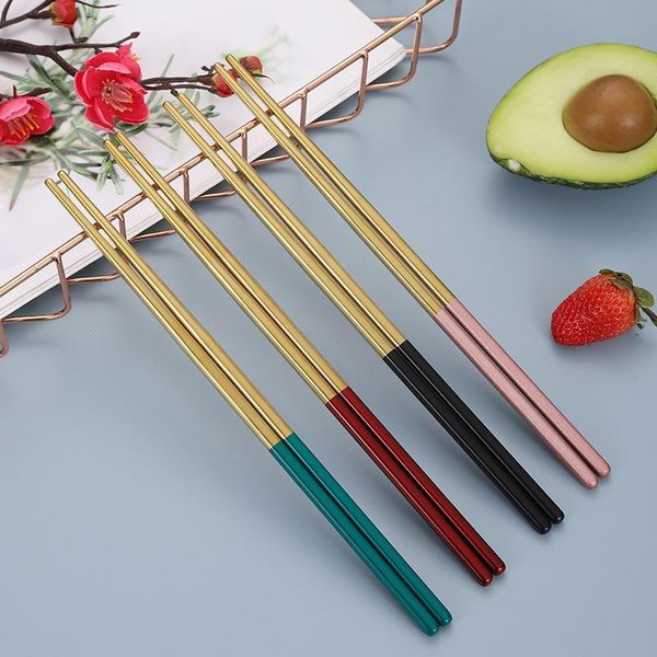 2pcs chopsticks 304 stainless steel alloy metal color non-slip anti-scalding domestic korean
2pcs chopsticks 304 stainless steel alloy metal color non-slip anti-scalding domestic korean