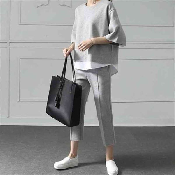 autumn casual o-neck fake two pieces 3 4-length pants two-piece sets loose splits sleeve cotton suits, White
autumn casual o-neck fake two pieces 3 4-length pants two-piece sets loose splits sleeve cotton suits, White