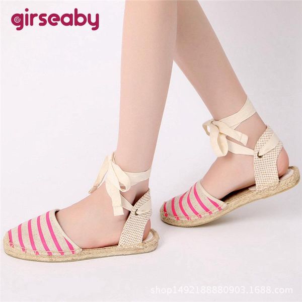 dress shoes girseaby 2021 ins summer flat espadrilles sandals women lace up stripe black flats soft breathable comfy plus size 11
dress shoes girseaby 2021 ins summer flat espadrilles sandals women lace up stripe black flats soft breathable comfy plus size 11