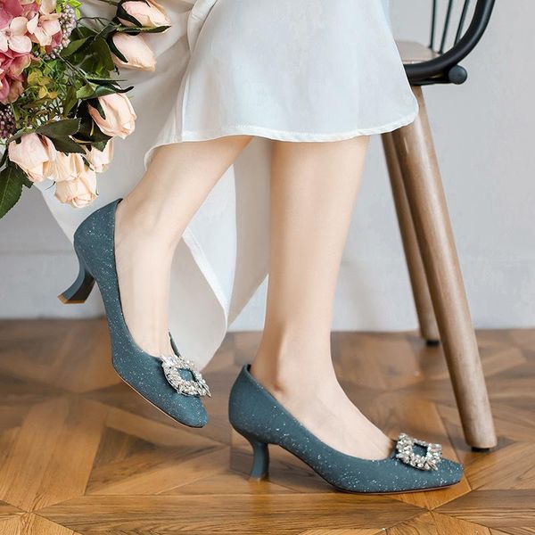 dress shoes 5cm fashion shallow mouth pumps rhinestones block heels blue color women 39, Black
dress shoes 5cm fashion shallow mouth pumps rhinestones block heels blue color women 39, Black
