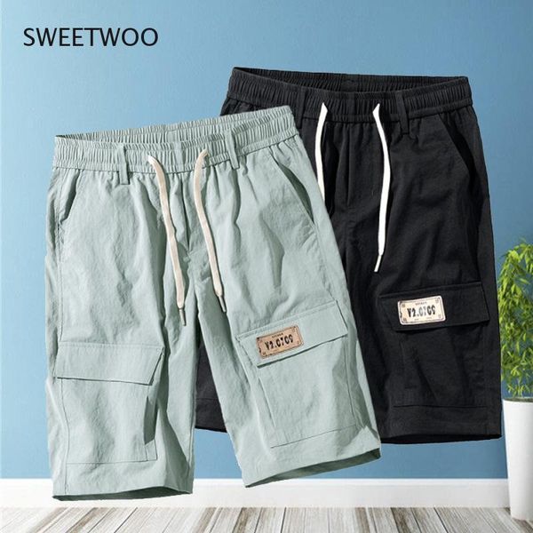 summer men's sports shorts retro street solid color tooling wide-leg loose casual five-point pants gym clothing, White;black
summer men's sports shorts retro street solid color tooling wide-leg loose casual five-point pants gym clothing, White;black