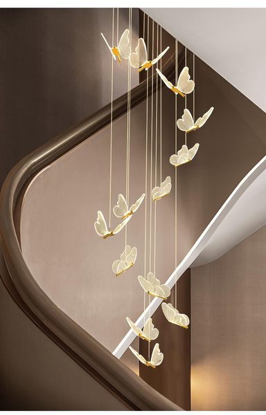 pendant lamps modern stair chandelier acrylic butterfly shape duplex living room dining art led
pendant lamps modern stair chandelier acrylic butterfly shape duplex living room dining art led