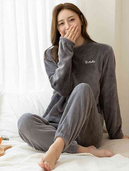 pajamas set winter warm women sleepwear flannel homewear thick plush pyjamas suit sweatshirt hoodies solid color, Black;red
pajamas set winter warm women sleepwear flannel homewear thick plush pyjamas suit sweatshirt hoodies solid color, Black;red
