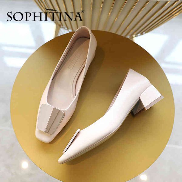 sophitina elegant pumps women square toe sheepskin mixed colors slip-on shoes comfortable handmade pumps po521 210513, Black
sophitina elegant pumps women square toe sheepskin mixed colors slip-on shoes comfortable handmade pumps po521 210513, Black
