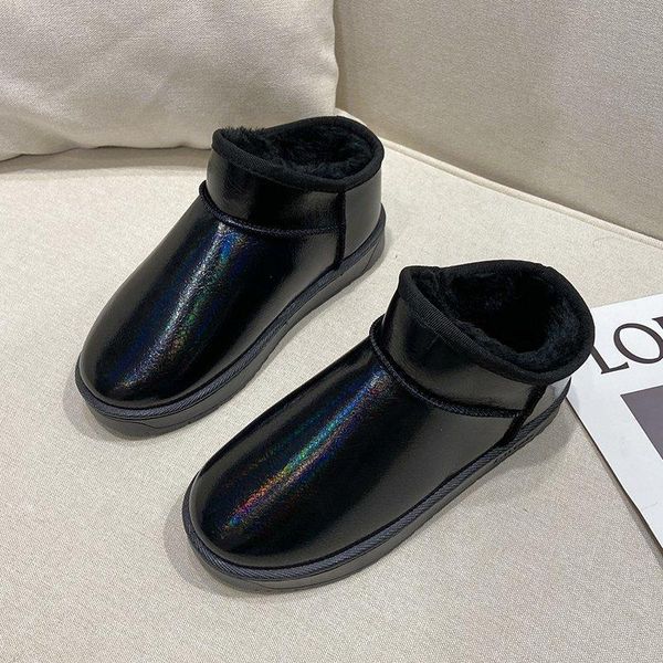 boots anti-skiing women's short tube thickened one-step bread shoes winter plus velvet waterproof and warm cotton sh, Black
boots anti-skiing women's short tube thickened one-step bread shoes winter plus velvet waterproof and warm cotton sh, Black