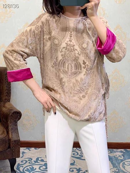 women's blouses & shirts w2021 fashion 2021 runway luxury european design party style clothing, White
women's blouses & shirts w2021 fashion 2021 runway luxury european design party style clothing, White
