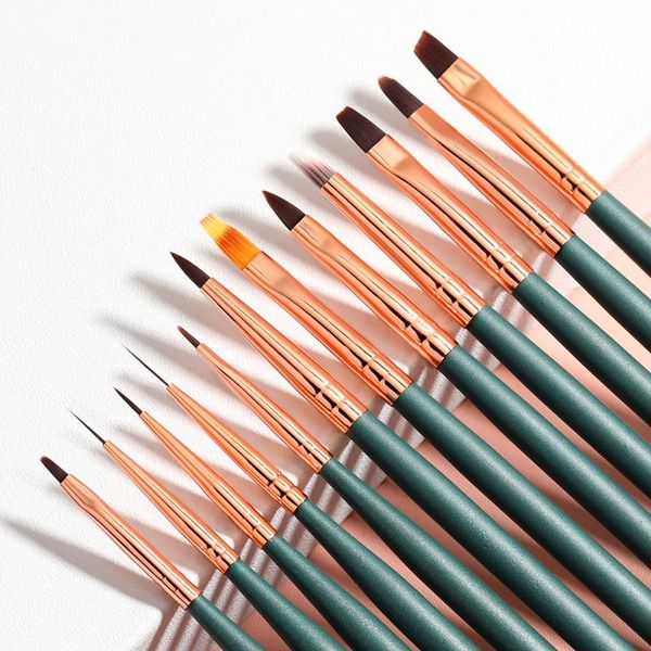 nail brushes brush set full of universal potherapy pen smudge painting gradient draw line color professional tool br, Yellow
nail brushes brush set full of universal potherapy pen smudge painting gradient draw line color professional tool br, Yellow
